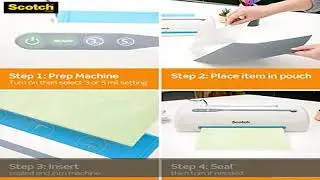 Scotch Thermal Laminator, 2 Roller System for a Professional Finish, Use for Home, Office or School