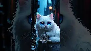Cat's Gummy Bear Adventure: Caught in the Rain, Saved by Kindness! 🍬❤️