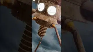 War of the Worlds 1898 Tripod Invasion #animation #waroftheworlds #worldofblender #fightingmachine
