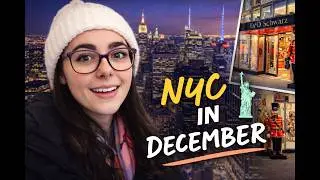 New York in December ❄️ | Top of the Rock & FAO Schwarz