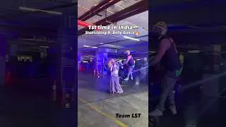 1st time in india bike stunt x belly dance