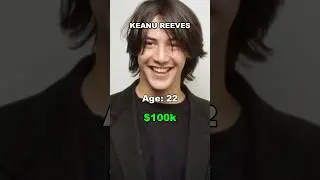 The EVOLUTION of Keanu Reeves 💰💰😎 #networth #evolution #keanureeves #celebrity