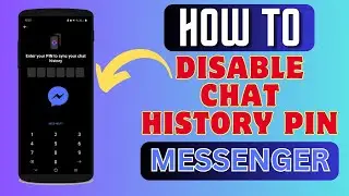 How To Disable Chat History PIN In Messenger | Remove Facebook Messenger Chat History PIN (2024)