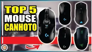 5 MELHORES MOUSES GAMERS PARA CANHOTOS ou AMBIDESTROS ATUALMENTE