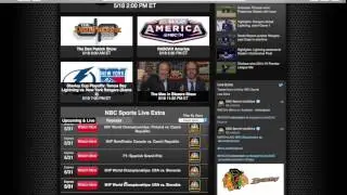 How to Use NBC Live Extra Web site