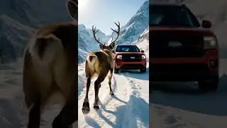 Mother Reindeer Saves Dying Cub With The Help Of A Bystander! #animals #Rescue #Kindness
