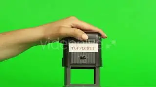 Stamp TOP SECRET    Green Screen
