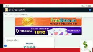 coinfaucet новый кран. заработок от 3500 сатоши в день. обзор