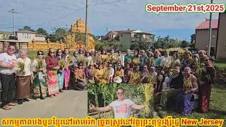 សកម្មភាពបងប្អូនខ្មែរនៅអាមេរិកច្រូតស្រូវនារដូវបុណ្យភ្ជំបិណ្ឌ. So Much Fun at The Rice Field. 09.21.25