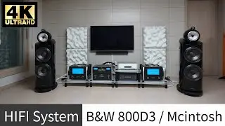 반포고객님의 하이파이 설치기 - B&W 800 D3 스피커와 MCINTOSH C1100 프리앰프, MC1.25KW 파워앰프, ESOTERIC K-01X, G-02X