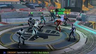 Marvel Strike Force:  Taskmaster War Gameplay