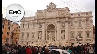 Fontana di Trevi (Trevi Fountain) - Rome, Italy (HD)