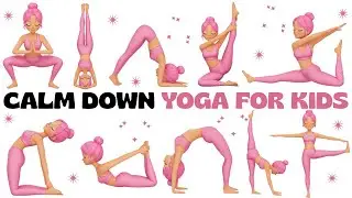 Kids Yoga Calm Down &mdash; 8-Min Beginner Flow (Relax & Breathe)