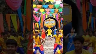 wait for end 🔚 | funny dance on train track #train #viralshort #dance #track #shots