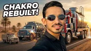 GMC Chakro's Water Tanker Transformation || Desert Road Trip
