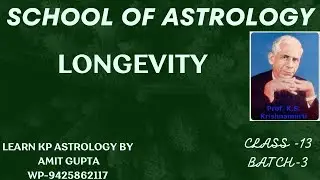 KP ASTROLOGY CLASS13 BATCH3
