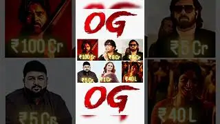 OG Movie Star Fees Revealed 🔥| This star hasSo many crores for the movie#Shorts #Bollywood#BoxOffice