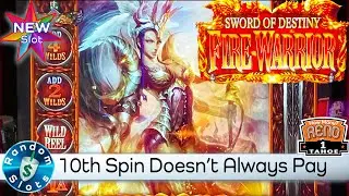 ⭐️ New - Sword of Destiny Fire Warrior Slot Machine Features