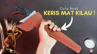 Cara membuat KERIS MAT KILAU ! Kebangkitan Pahlawan🔥 | Diy Craft |