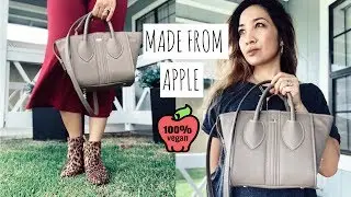 LUXURY VEGAN BAG | MY APPLE LEATHER VEGAN BAG FROM ALEXANDRA K |Thefabzilla