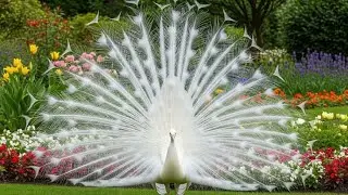 The Mystical Meaning of White Peacocks !! The Surprising Significance of White Peacocks
