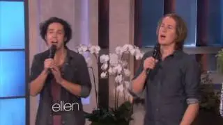 Ylvis and Ellen Performing 