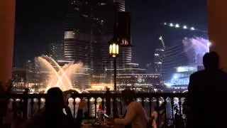 Water music Dubai Fountain - Pavarotti - January 28 2015