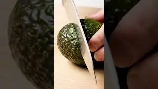 Perfect Avocado Prep ASMR: Smooth Slicing Sounds #relax #oddlysatisfying #kineticsand