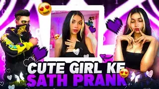 SATVIK vs Cute Girl🤩 in Live CS Rank🔥 Funny Match😂