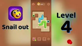 Snail Out Level 4 Walkthrough 🐌 | Easy Puzzle Solution | Solutionguruji