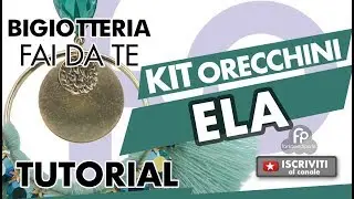 Orecchini Bigiotteria Online  Kit Ela Tutorial Fantasie di Perle