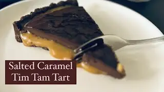 Salted Caramel Tim Tam Tart @cookingwithal8