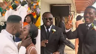 Comedian Foster Romanus Marries Selina…Clemento Suarez & Jeneral Ntatia Were Part Of His Groomsmen