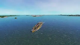Ship Simulator : Official scene : Depart from Singapore ; Part 2 ( No sound )