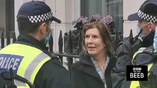 Don't laugh at the police. London Freedom protest 28th November 2020