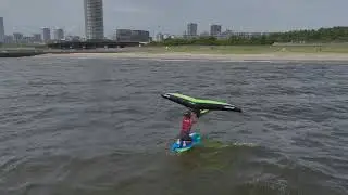 Wing Foil in Kemi Beach Chiba Japan Rider HIRO GG Mavic3   4K