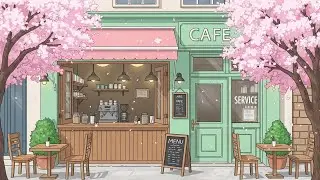 Cherry Blossom Caf&eacute; ☕ Lofi Chill Beats 🌸 Peaceful Japanese Study Music