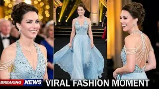 Princess Catherine STUNS in Icy Blue Evening Gown as Viral Fashion Moment Takes World by Storm