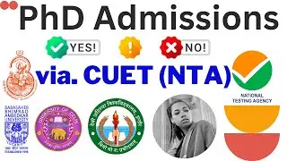 BHU, DU, BBAU PhD admission 2023 via CUET (NTA) !!!! 😩😩😱😳😳 #bhu #jnu #bbau