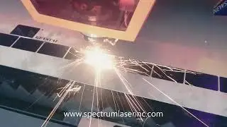 500W Fiber Laser Cutting Machine Video - SPECTRUM LASER INC.
