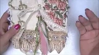 Vintage Style Envelope Flip Journal