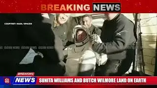 BREAKING NEWS | ASTRONAUTS SUNITA WILLIAMS AND BUTCH WILMORE  LAND ON EARTH | ISCOM NEWS