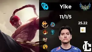 Lee Sin JUNGLE - KC Yike | Patch 25.22 EUW Challenger
