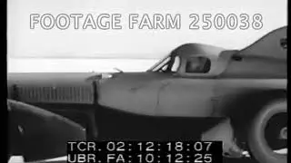1939 Car Speed Record Attempt - 250038-12 | Footage Farm Ltd