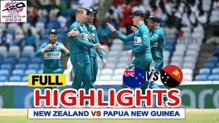 New Zealand vs Papua New guinea ICC T20 world cup 2024