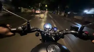 Night Ride in Mumbai: Royal Enfield Meteor 350 | Raw and Unedited
