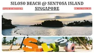SILOSO BEACH | SENTOSA ISLAND SINGAPORE | 4K UHD | SKYPARK BUGGY JUMPING - GAINT SWING #siloso