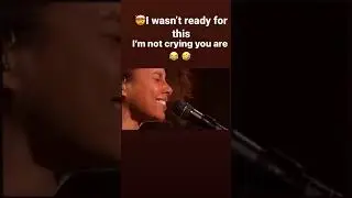 Alicia Keys&rsquo;s voice crack 🤯 #shorts #short