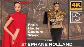 STEPHANE ROLLAND Haute Couture Fall Winter 2025/2026 PARIS 4K | Sofia Resing, Ariadna Gutierrez