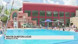 Kansas City celebrates new outdoor pool at Tony Aguirre Community Center